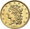 1838-D Classic Head Half Eagle Obverse