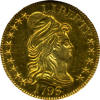 Obverse of 1796 Half Eagle